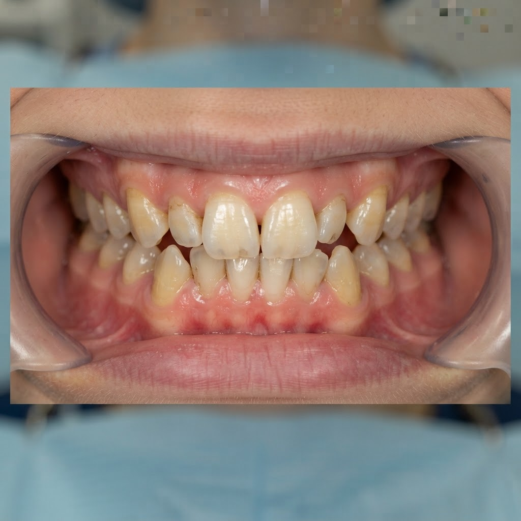 Smile Whitening & Veneers — before treatment